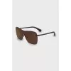Sunglasses mask with orange coating