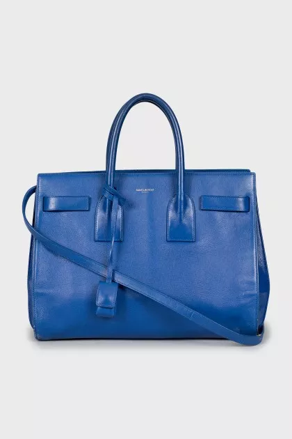Leather Sac De Jour bag