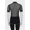 Knitted fitted T-shirt