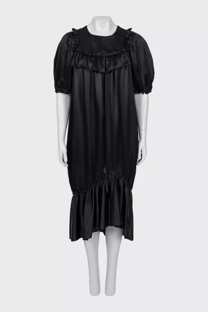 Slim fit silk dress