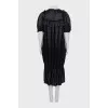 Slim fit silk dress