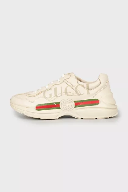 Men's Rhyton leather sneakers