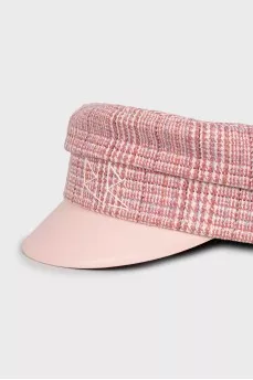 Pink wool cap