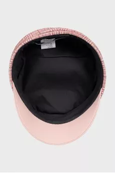 Pink wool cap