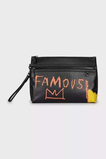 Clutch by Coach x Jean Michel Basquiat