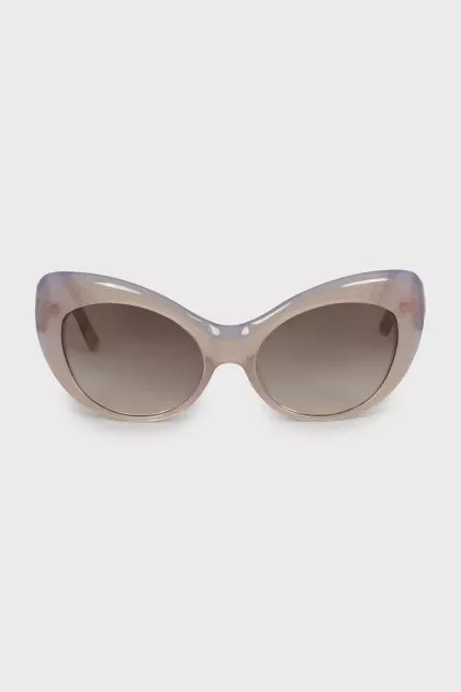 Clear Cat Eye Sunglasses