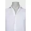 Men's white striped shirt