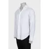 Men's white striped shirt