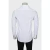 Men's white striped shirt