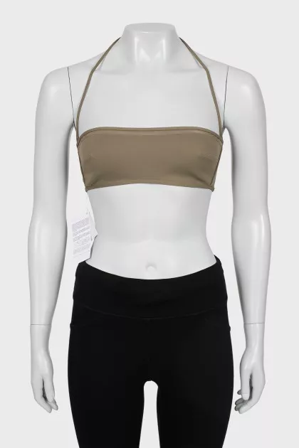 Swimsuit with tag