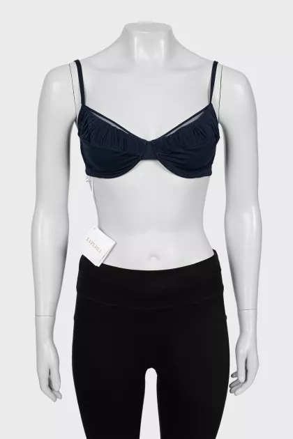 Blue swimsuit with tag