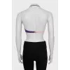 Rhinestone swimsuit with tag