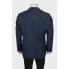 Men's fitted blue jacket