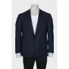 Men'sbBlue plaid blazer