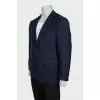 Men'sbBlue plaid blazer