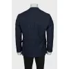Men'sbBlue plaid blazer