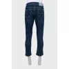 Men's straight fit button down jeans