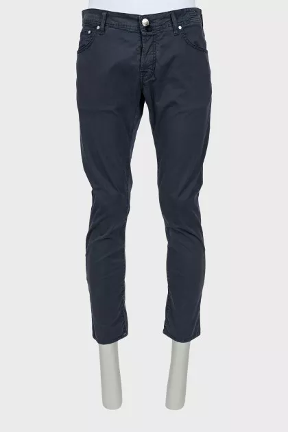 Men's dark blue trousers