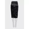 Black pencil skirt with elastic