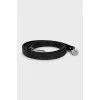 Thin leather belt for bag