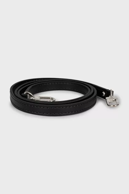 Thin leather belt for bag