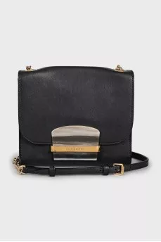 Crossbody bag with marble decor
