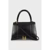 Hourglass leather bag