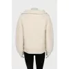 White wool sweater
