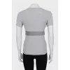 T-shirt with relief inserts