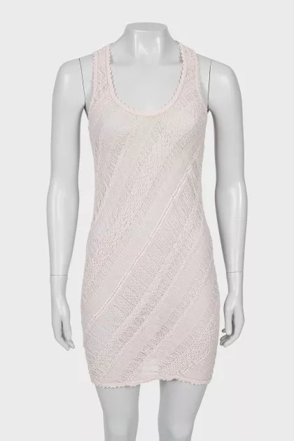 Bodycon dress with relief pattern