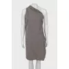 One shoulder straight dress
