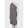 One shoulder straight dress