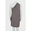 One shoulder straight dress