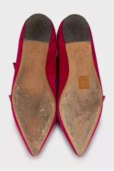 Pink suede shoes