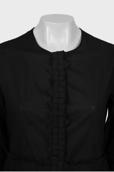 Fitted blouse with 3/4 sleeves