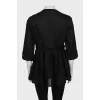 Fitted blouse with 3/4 sleeves