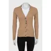 V-neck cardigan