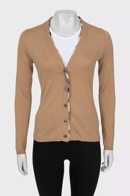 V-neck cardigan