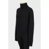 Double neck sweater