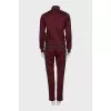 Sports suit with corduroy inserts