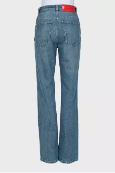 Джинсы straight fit с биркой