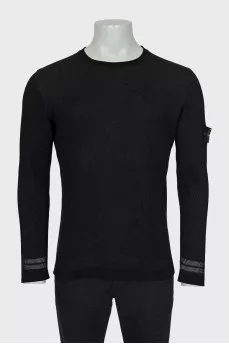 Men's black sweatshirt