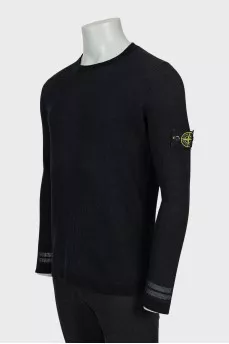 Men's black sweatshirt