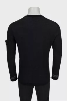 Men's black sweatshirt