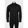 Men's black shirt with logo