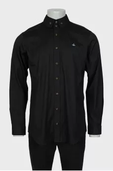 Men's black shirt with logo