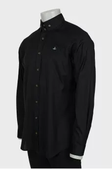 Men's black shirt with logo