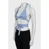 Set with a blue top