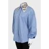 Set with a blue top