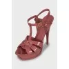 Patent leather Tribute sandals